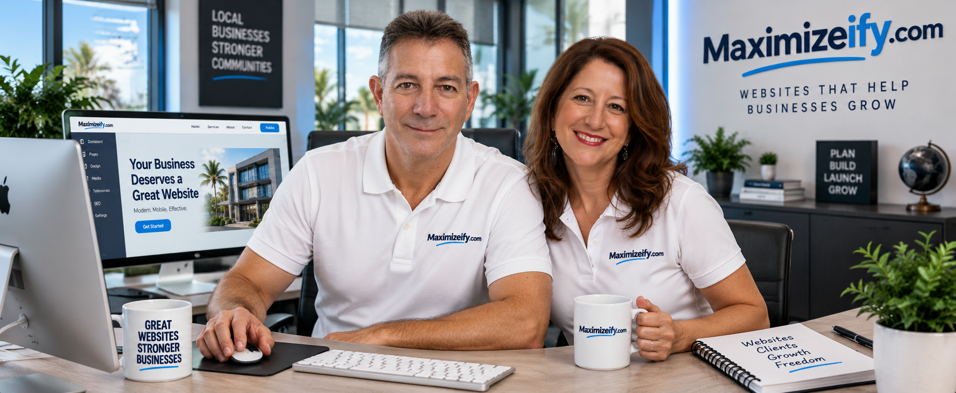 The Maximizeify team in their office